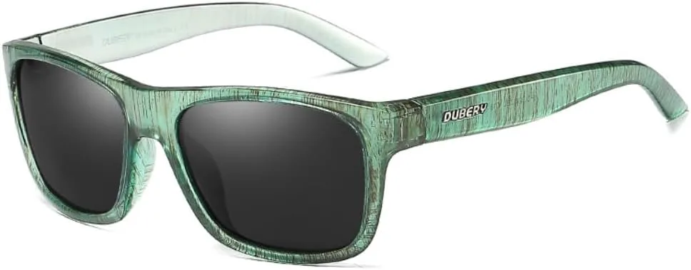 

Квадратные солнцезащитные очки ICARA для мужчин, поляризованные, для женщин, модные, в стиле ретро, ​​для вождения, рыбалки, с защитой UV400, Green/Black