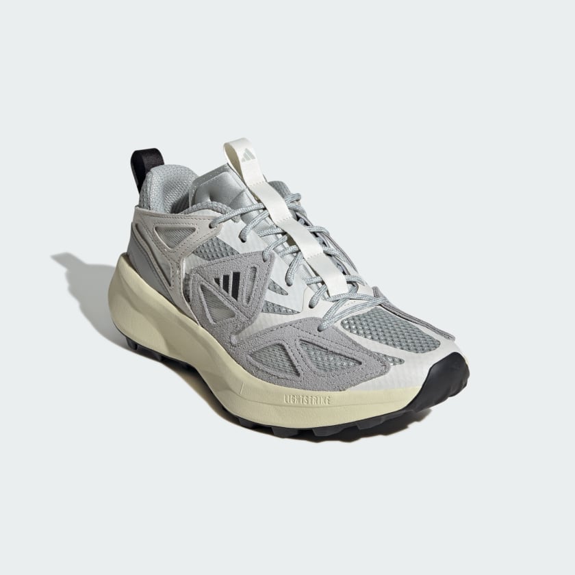 Женские кроссовки Adidas Kantai Trail, серебряный/черный/кремовый — фото 4