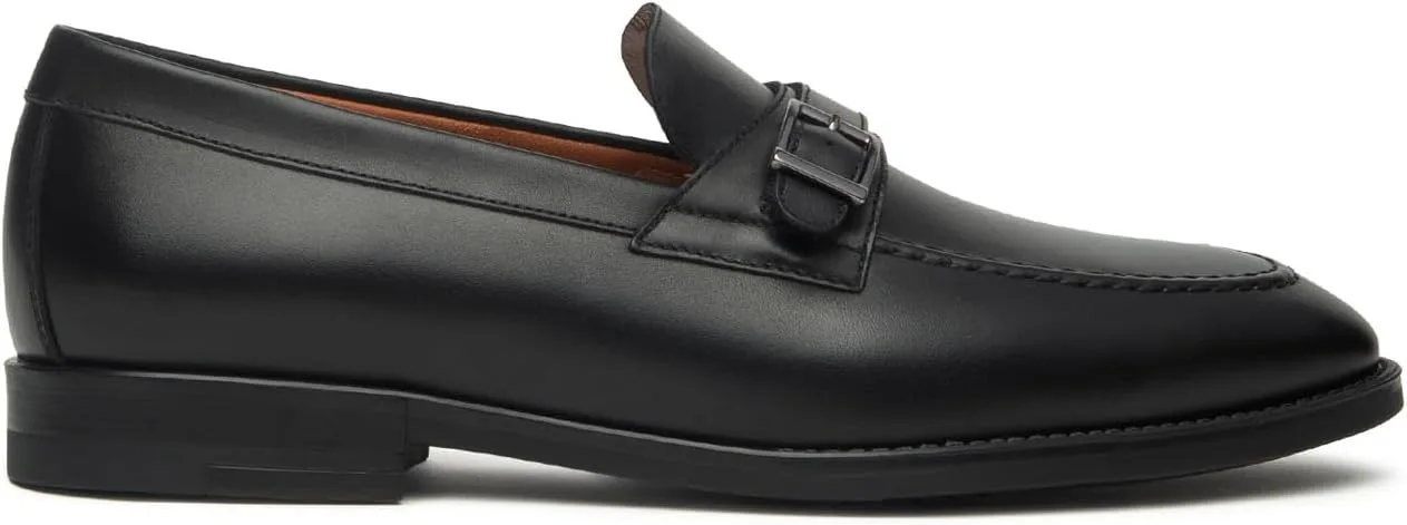 Nero Giardini I500772UE Мужские кожаные лоферы, черный