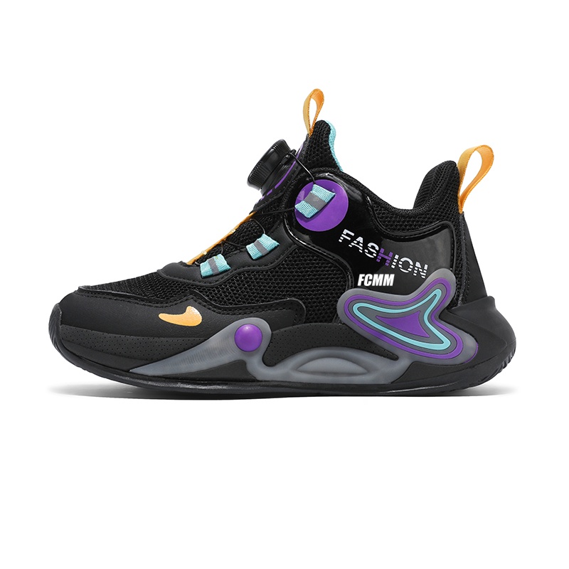 

Детские баскетбольные кроссовки для детей FCMM, черный/фиолетовый