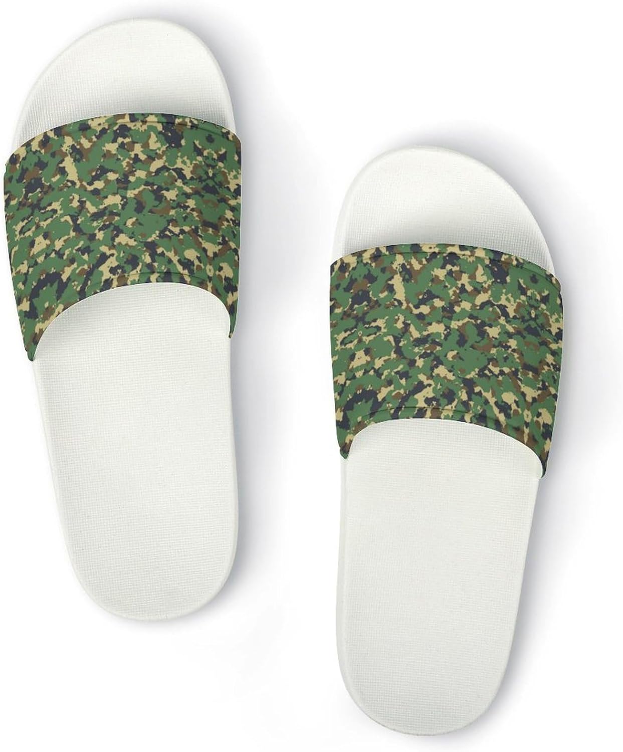 

Сланцы с камуфляжным принтом для мужчин и женщин, шлепанцы, тапочки, нескользящие для улицы, пляжа и дома Csqdfbhd, Color6