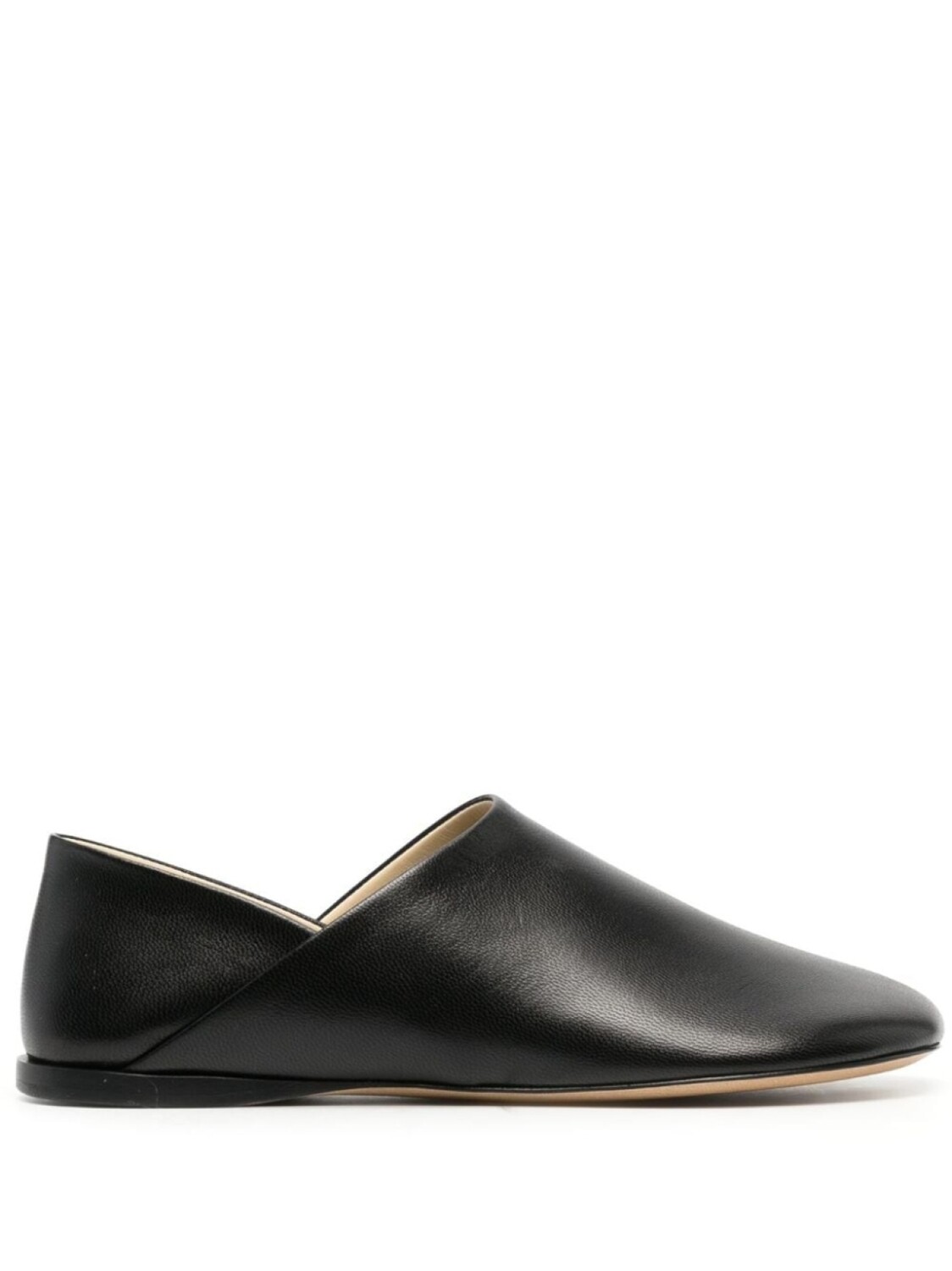 

LOEWE Toy leather slippers, черный