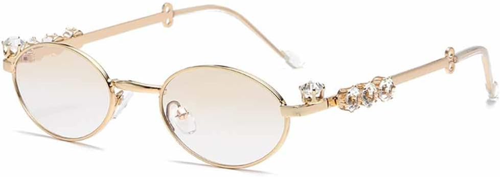 

Солнцезащитные очки без оправы со стразами для женщин и мужчин, повседневные, с градиентным переходом цвета, для летней пляжной вечеринки, с защитой от УФ-излучения UV400 VFDHN, 3