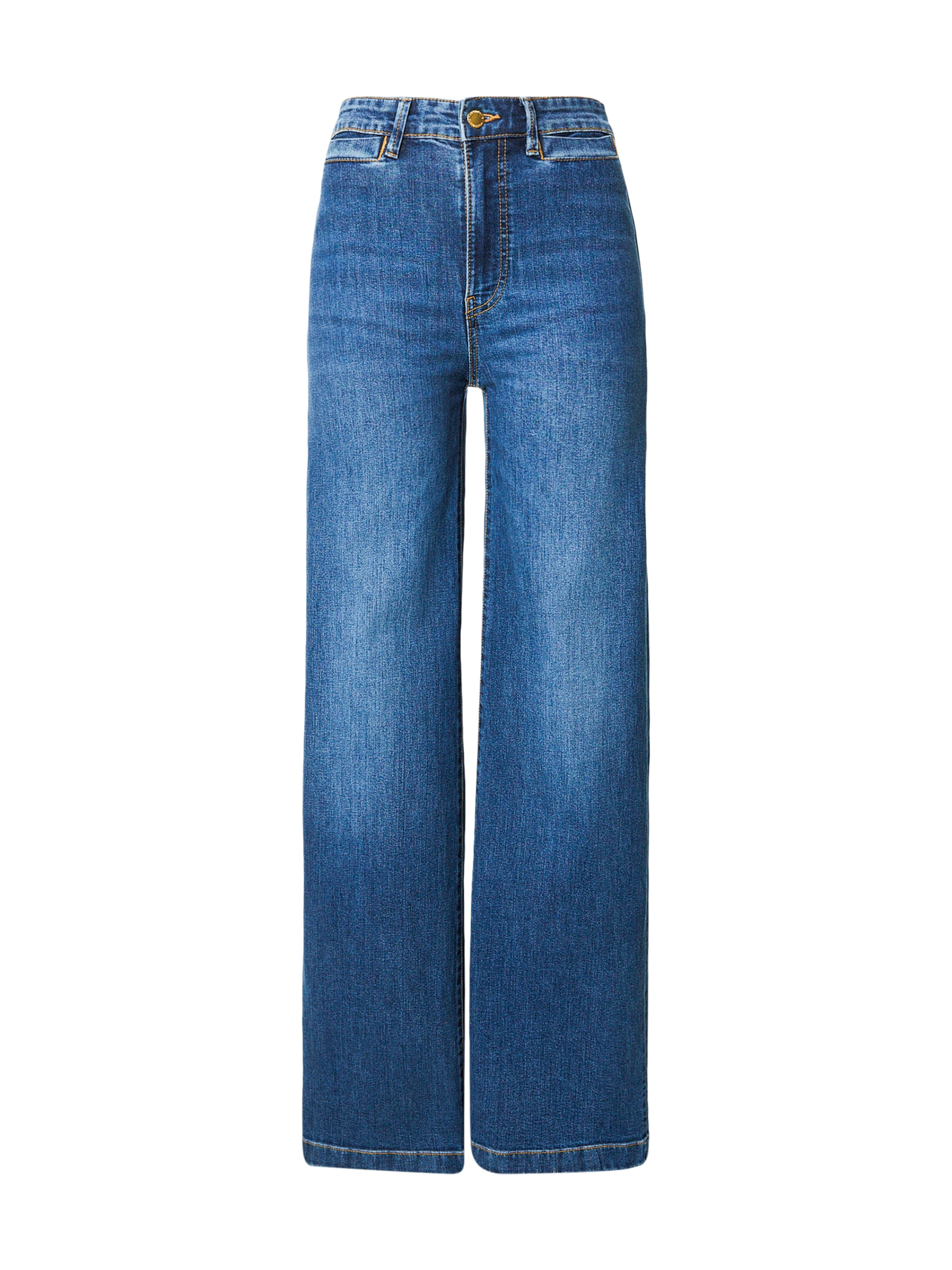 

Lindex Джинсы с широкими штанинами в темно-синем цвете