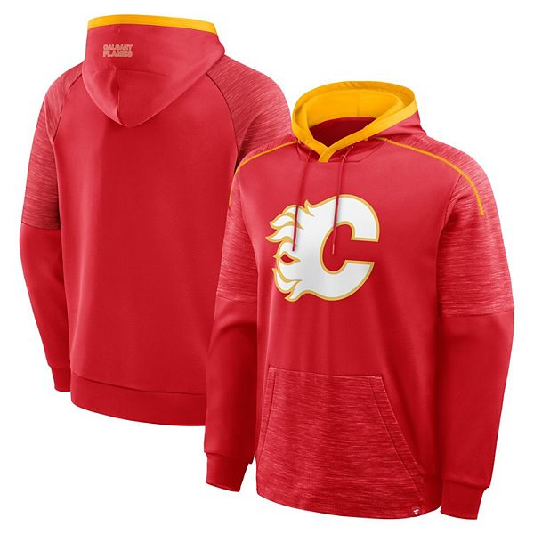 

Мужской красный свитшот calgary flames goaltender defender Fanatics