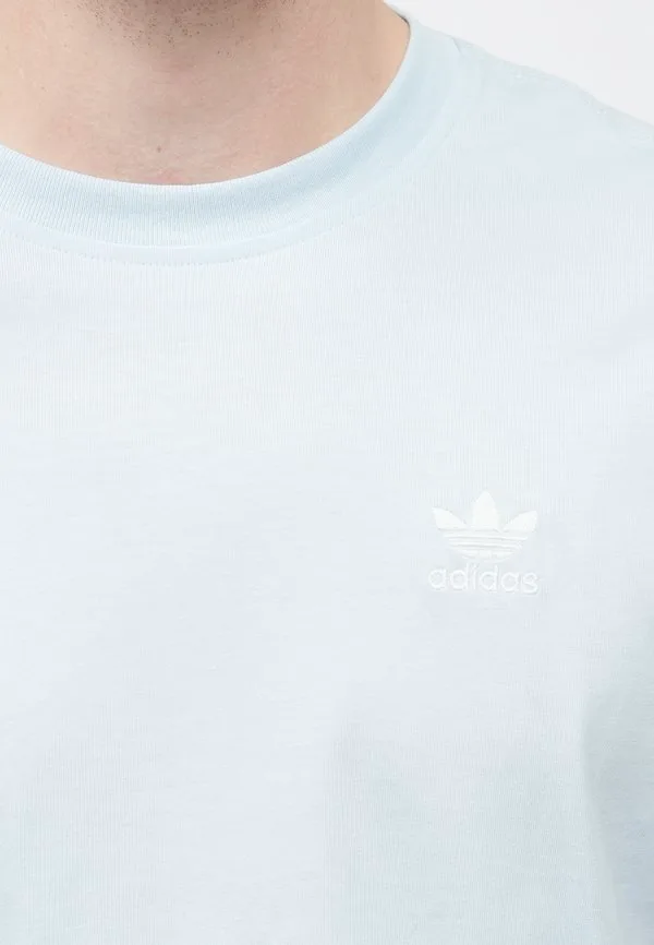 Футболка с трилистником, базовая футболка Adidas Originals, Crystal Sky — фото 4