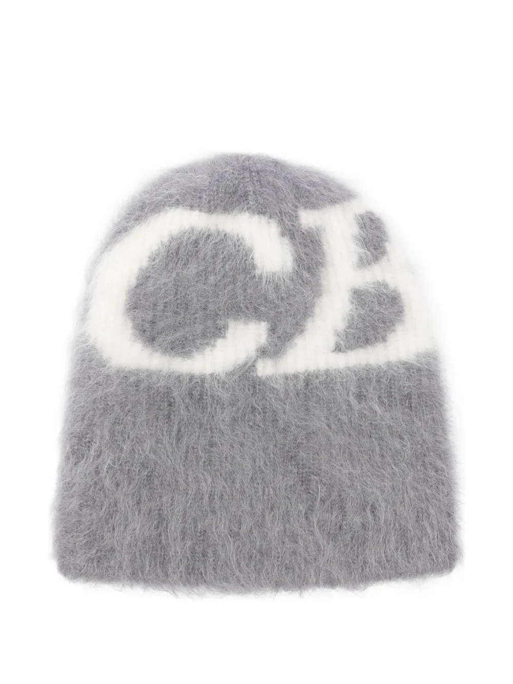 

Шапка-бини с логотипом-инициалом Cole Buxton, серый