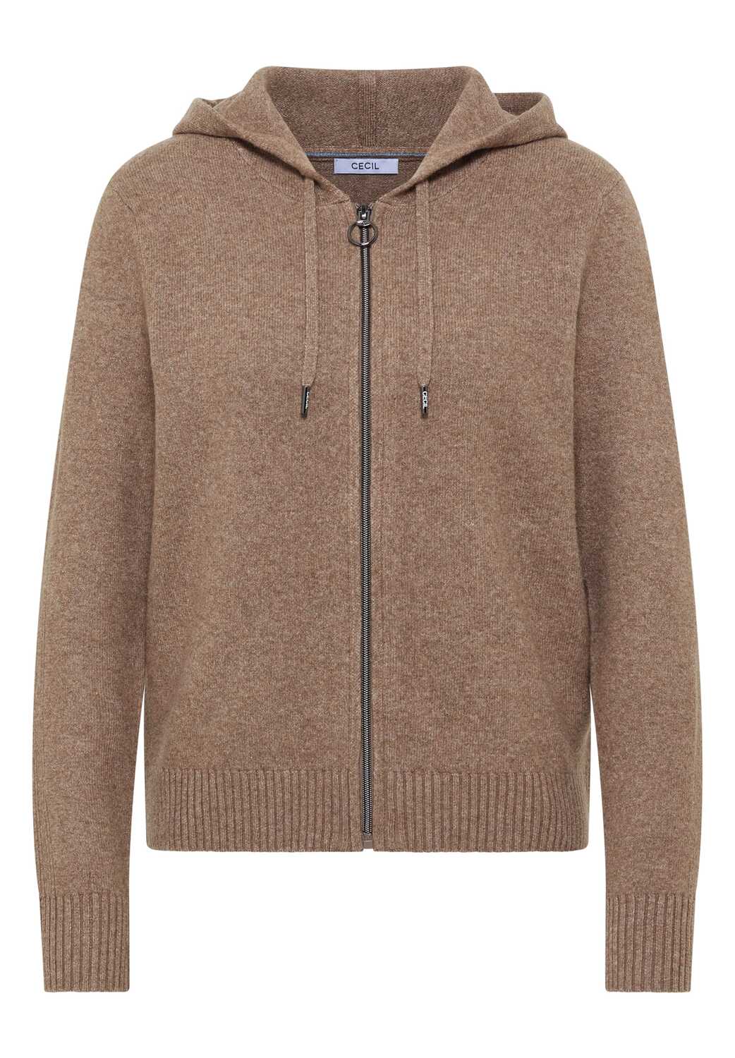 

CECIL Вязаный кардиган в крапчатом коричневом