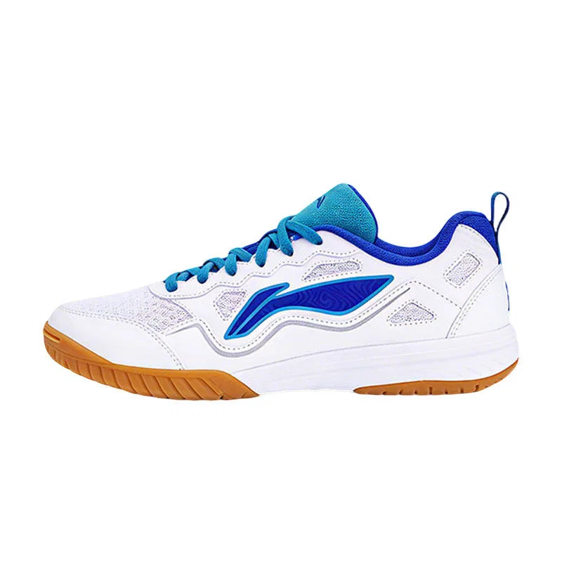 Кроссовки для настольного тенниса Li-Ning бело-синие