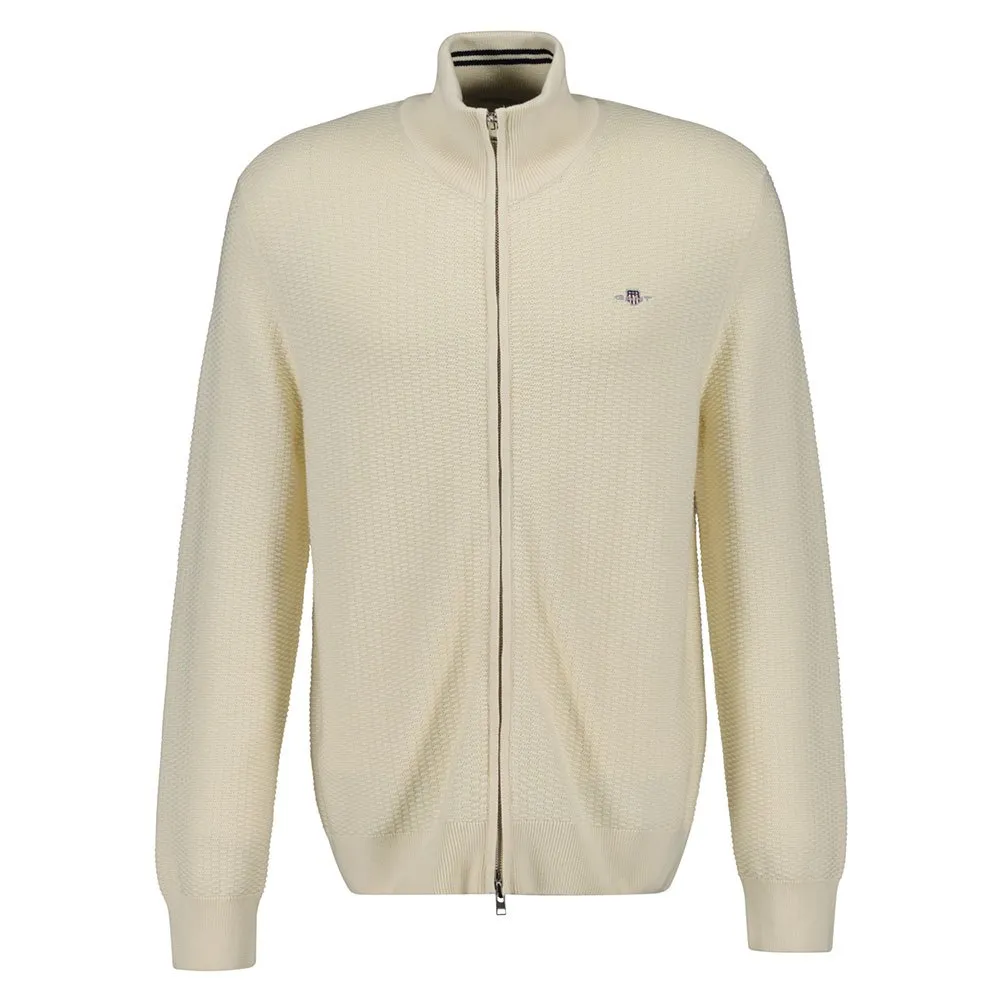 

Свитер Gant 8030212 full zip, бежевый