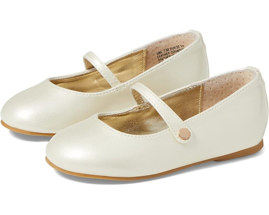 

Балетки Nina Fernanda, цвет Ivory Liquid Patent