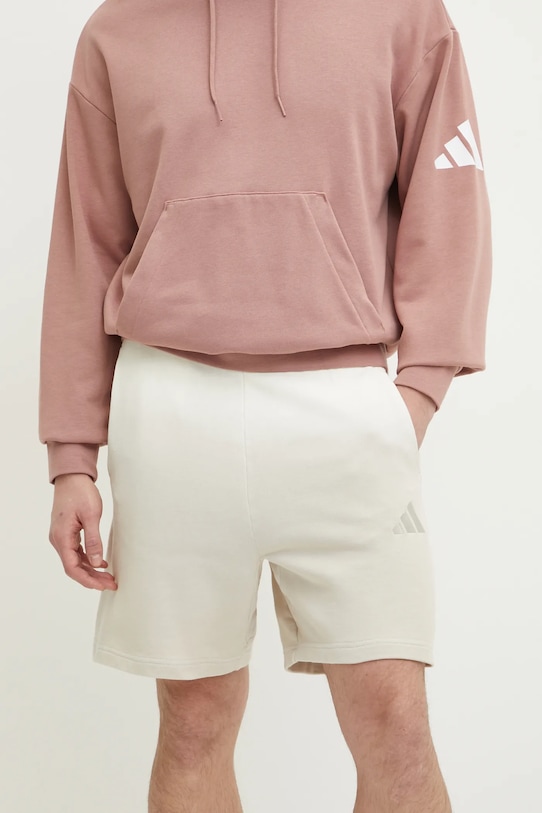 

Хлопковые шорты ALL SZN Dip Dye Adidas, бежевый