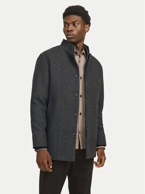 

Шерстяное пальто обычного кроя Jack&Jones, серый