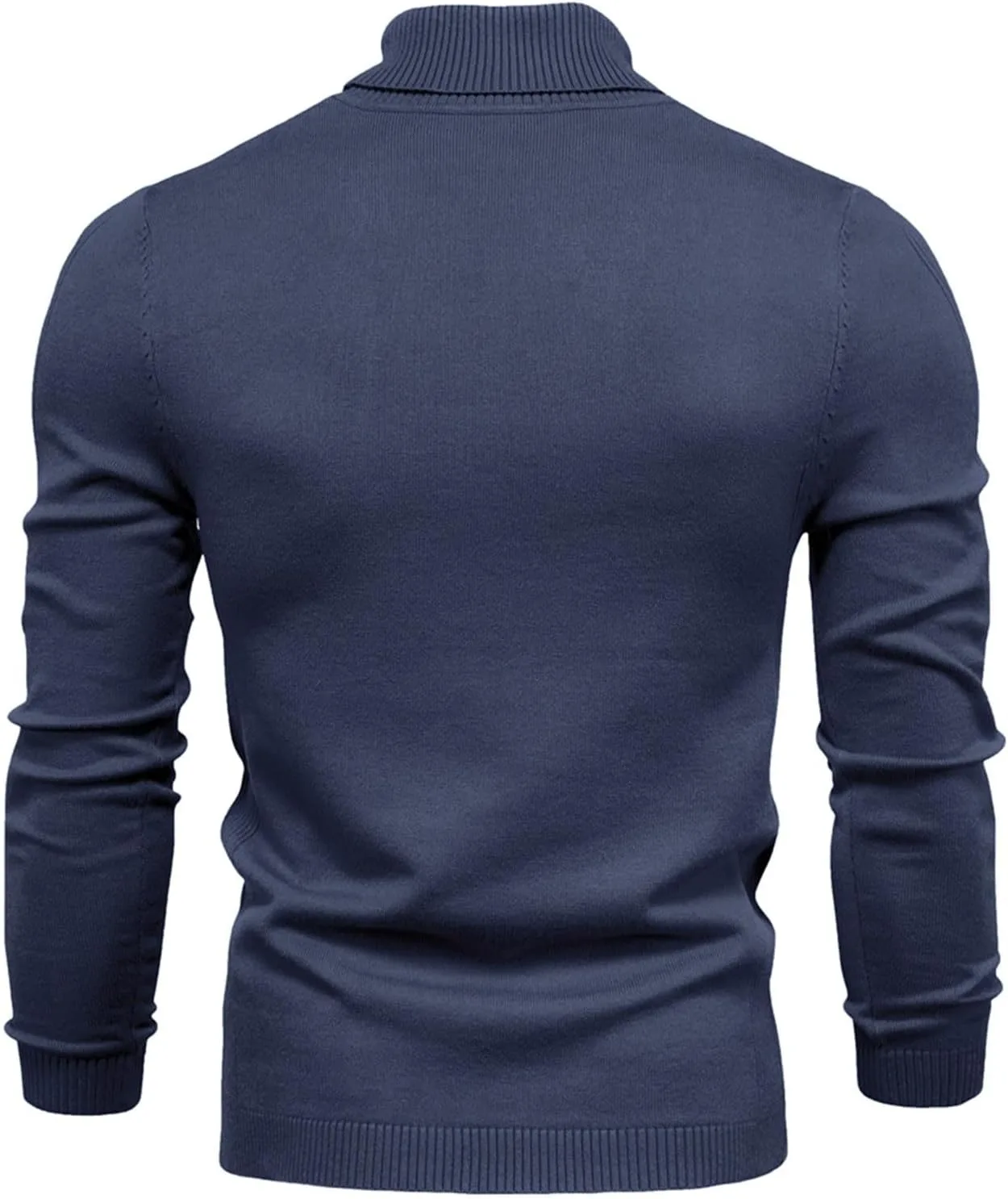 Мужской водолазка Slim Fit с ребристым узором — фото 2