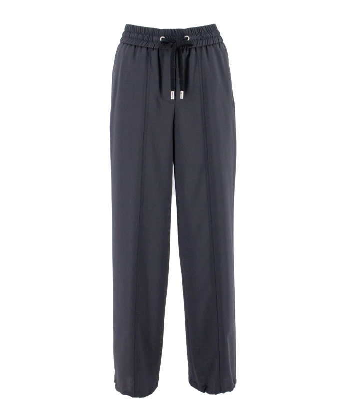 

Спортивные брюки-джоггеры с высокой талией Peserico, синий