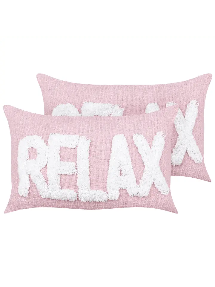 

Декоративная подушка Beliani 2er Set Deko RELAXIFY, розовый