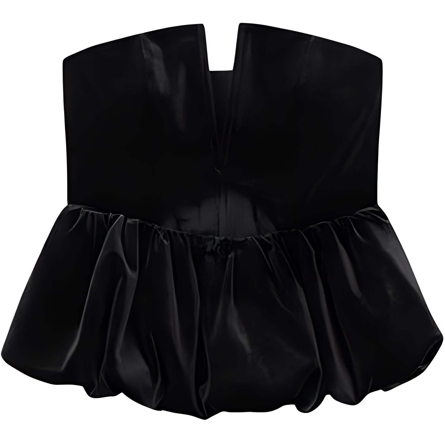 

Self-portrait Женский топ без бретелей Self portrait классический черный