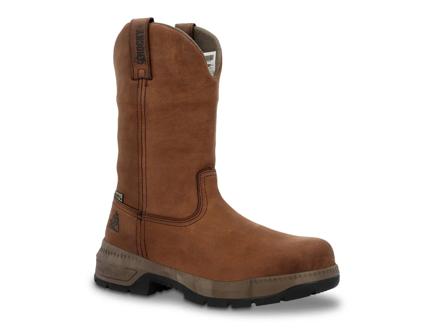 

Водонепроницаемые рабочие ботинки Rocky Worksmart Western Work Boot — мужские, темно-коричневые