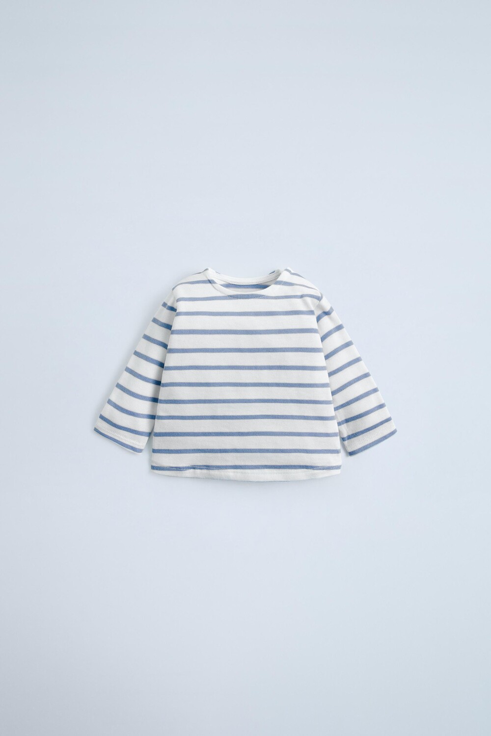 

Полосатая футболка ZARA, синий