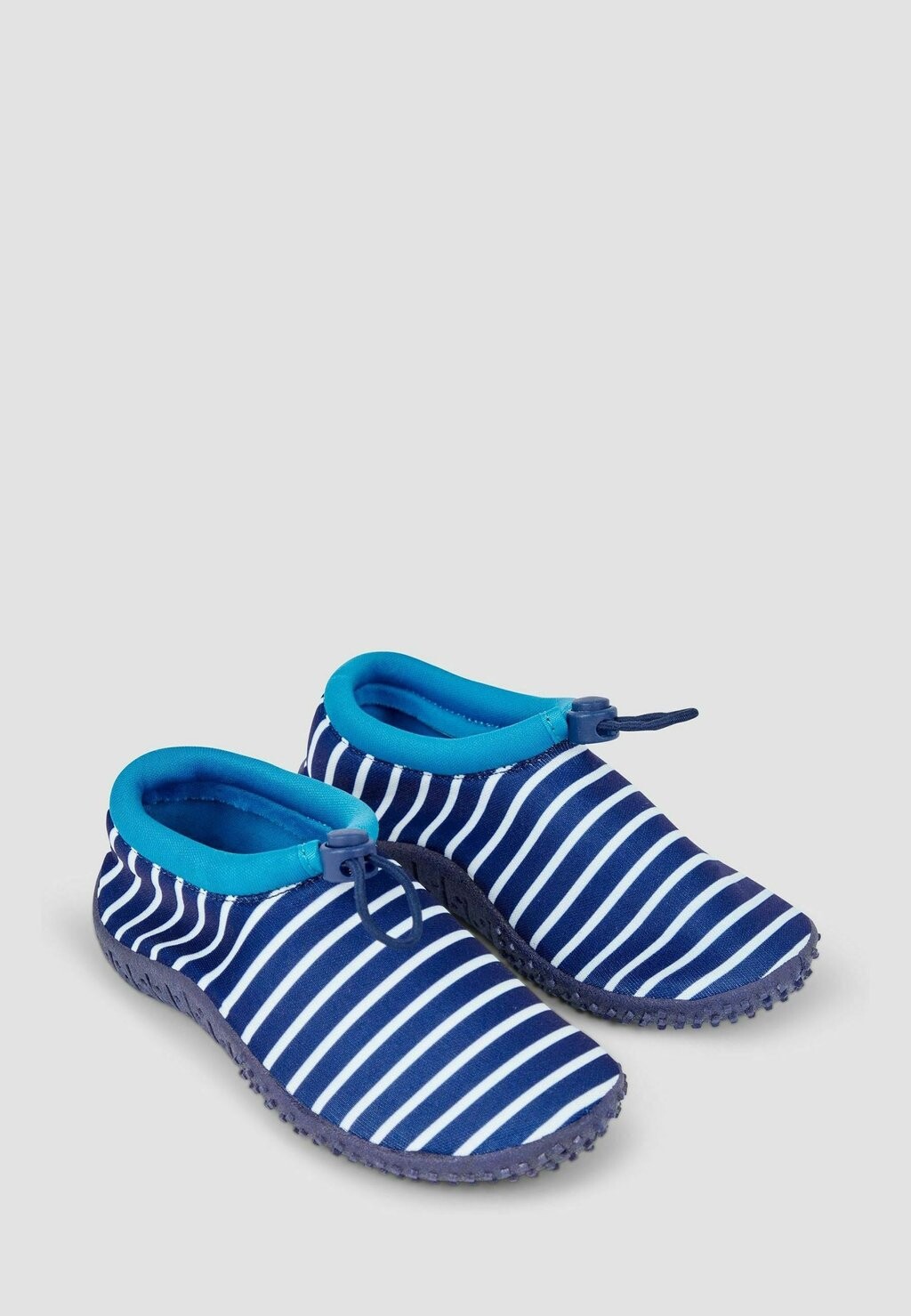 

Слипоны Stripe Print JoJo Maman Bébé, темно-синие