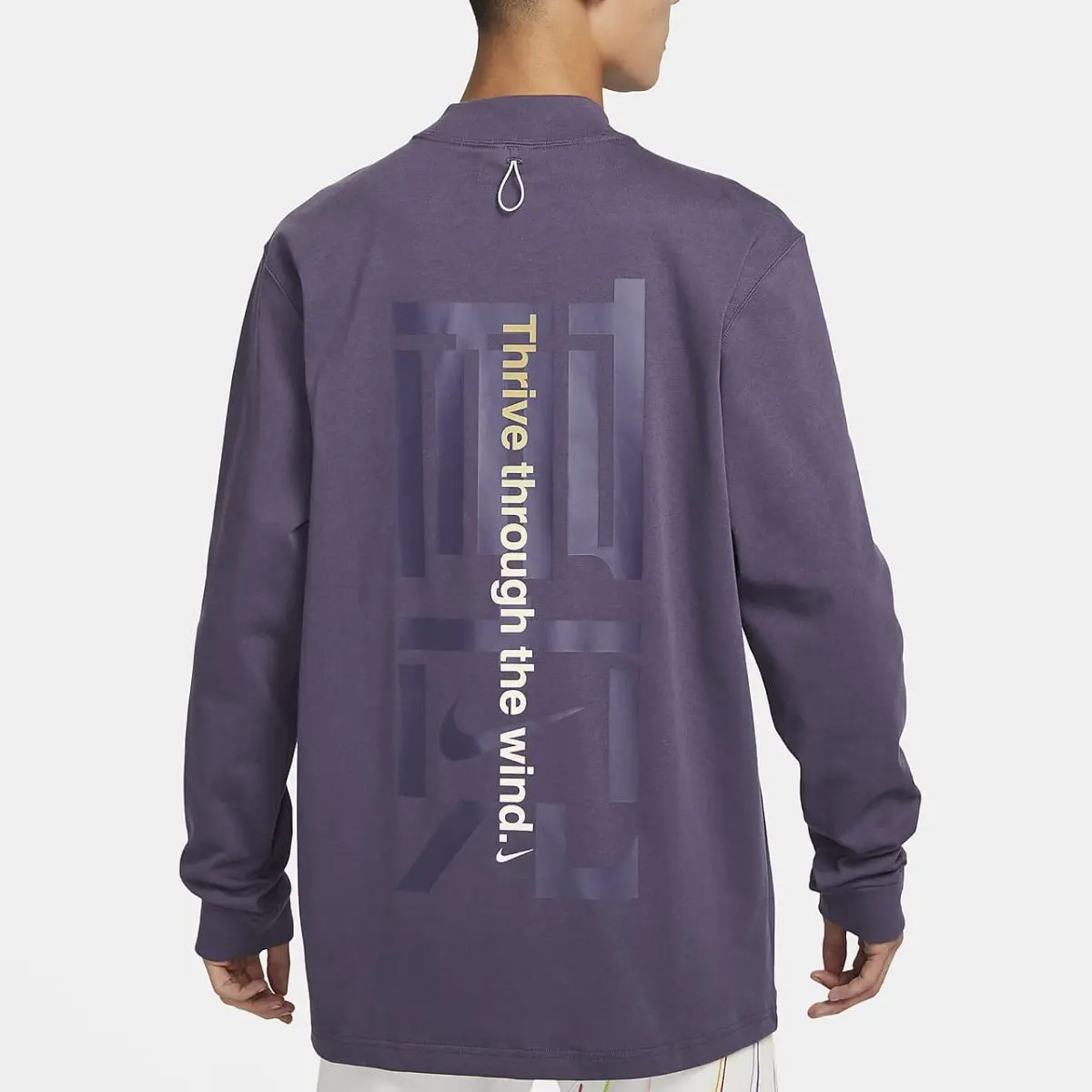Футболка серии NAI-KE унисекс фиолетовая Nike, фиолетовый — фото 3