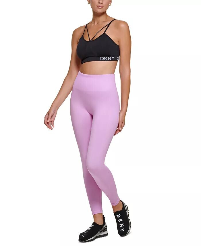 

Женские бесшовные однотонные леггинсы Performance DKNY, фиолетовый