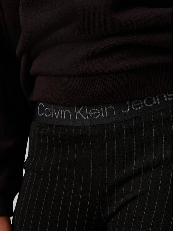 Брюки flare fit IG0IG02734 Calvin Klein Jeans, черный — фото 4