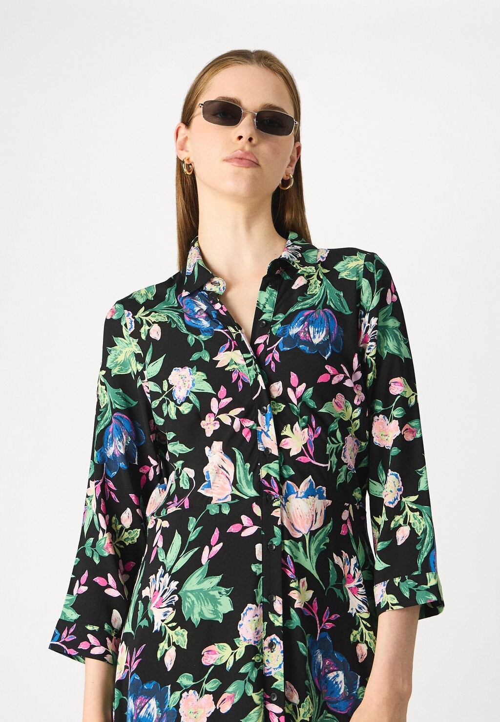 

Платье-блузка YASSAVANNA LONG SHIRT DRESS YAS, черный