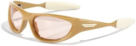 

Стильные солнцезащитные очки 2027 года для мужчин и женщин. Солнцезащитные очки для мужчин, велосипедистов, туристов. Солнцезащитные очки для женщин MTZJH, Yellow