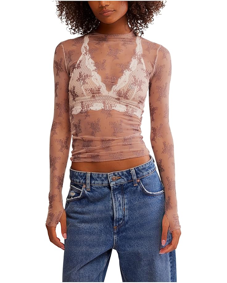 

Женская блузка Free People Two Tone Lady Lux, Fawn Combo