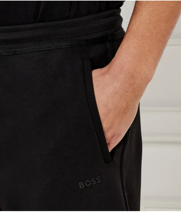 Спортивные брюки с лентой Hadim Regular fit Boss Green, черный — фото 4