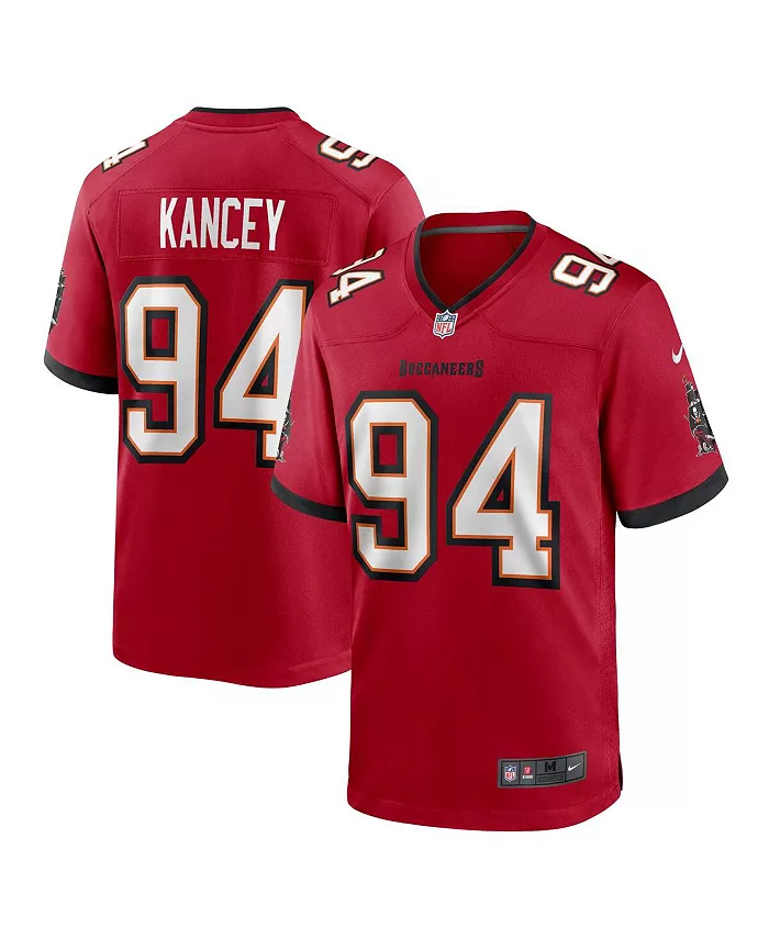 

Мужская игровая футболка Tampa Bay Buccaneers Calijah Kancey красная Nike