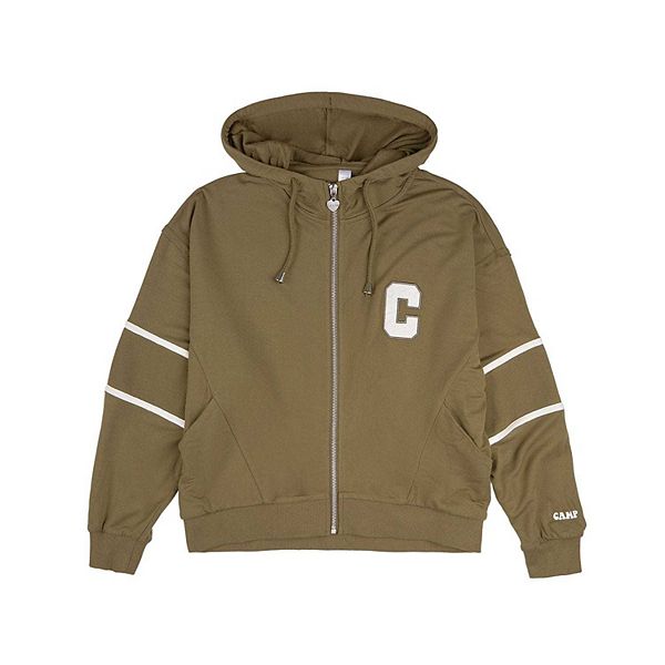 

Спортивная худи с молнией и нашивкой camp для девочек Memoi