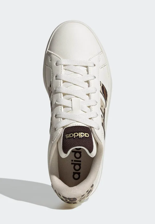 Низкие кроссовки Adidas Sportswear, Core White Crystal Linen Aurora Coffee — фото 3