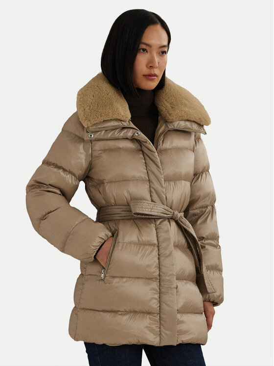 

Пуховик regular fit 297957500001 Lauren Ralph Lauren, бежевый