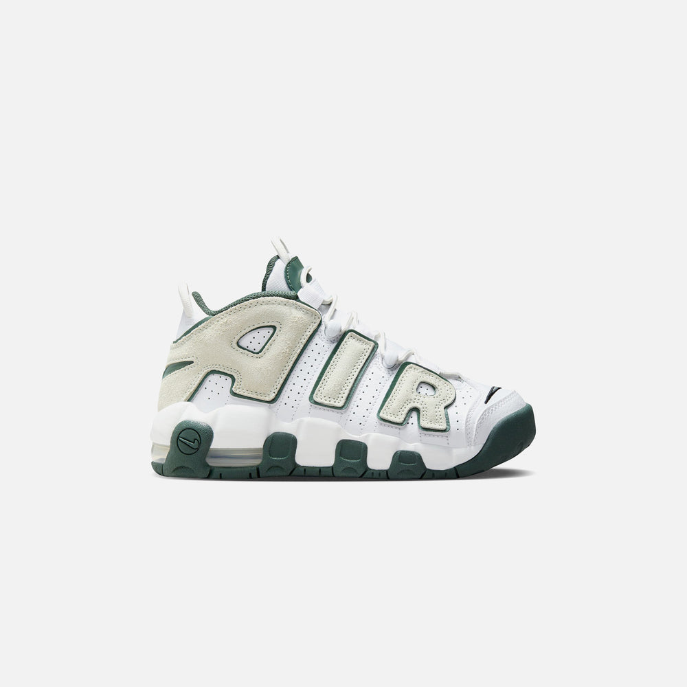 

Кроссовки Nike GS Air More Uptempo, цвет White/Sea Glass/Vintage Green