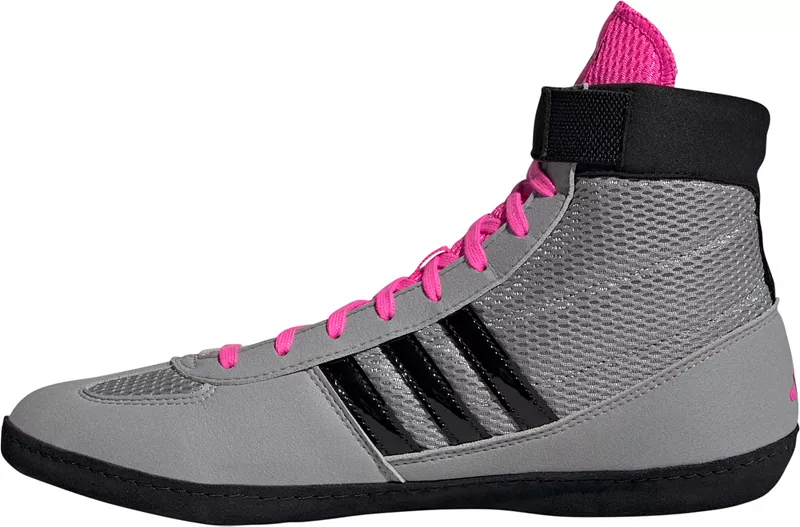 Мужские борцовские кроссовки adidas Combat Speed ​​IV Outer Circle Sports, серый/черный — фото 3