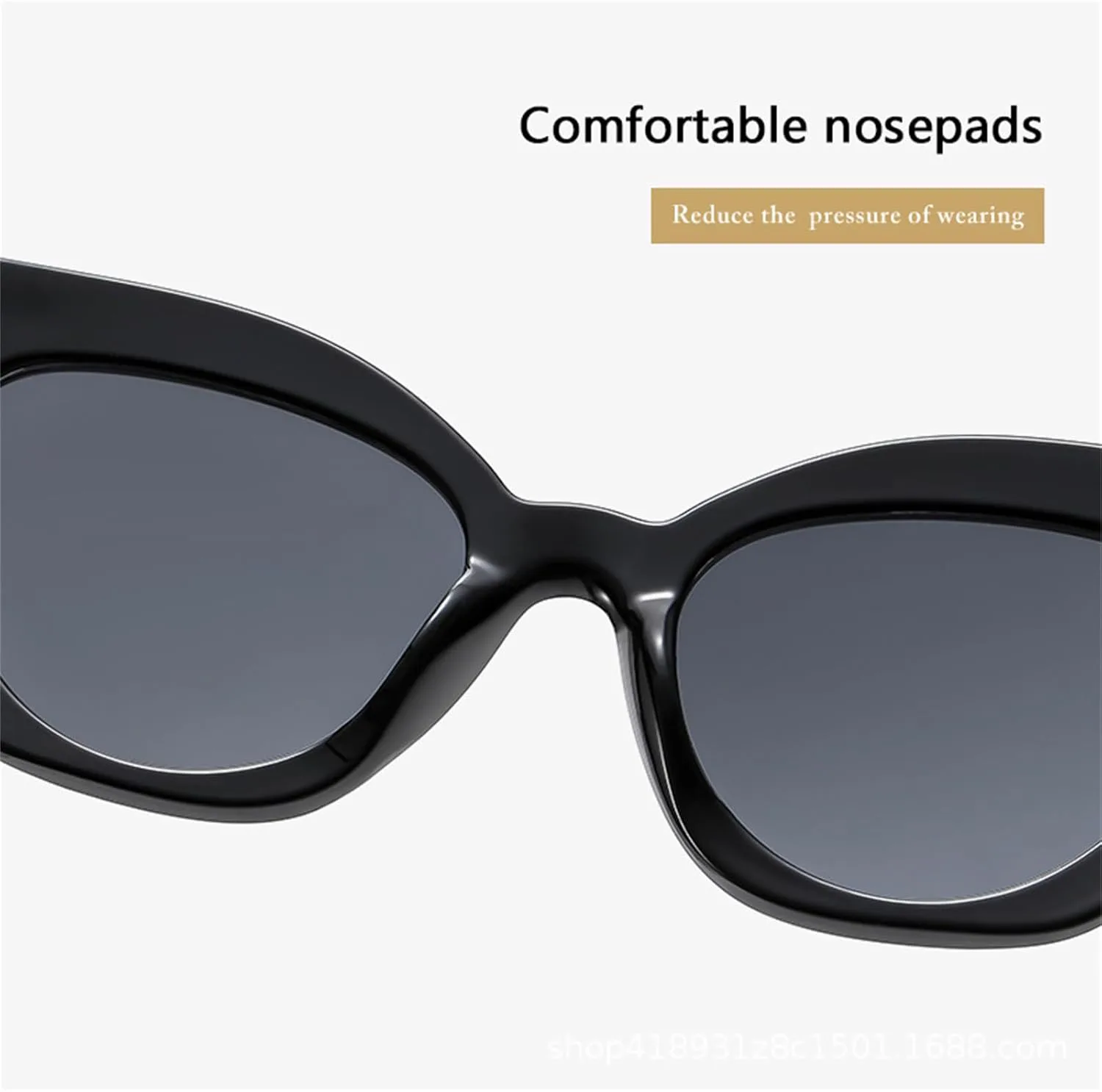 

Солнцезащитные очки Willochra Fashion Cat Eye для женщин, роскошные коричневые солнцезащитные очки, женские очки с черными заклепками, солнцезащитные очки UV400, C1