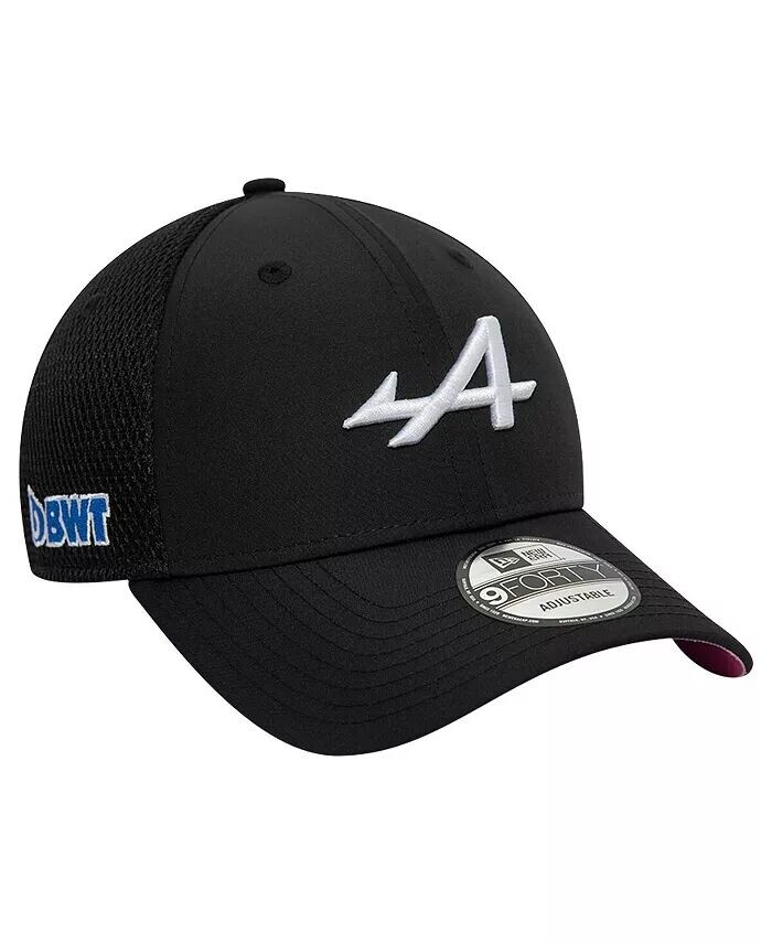

Мужская черная регулируемая шапка Alpine 2024 Team 9FORTY New Era, черный