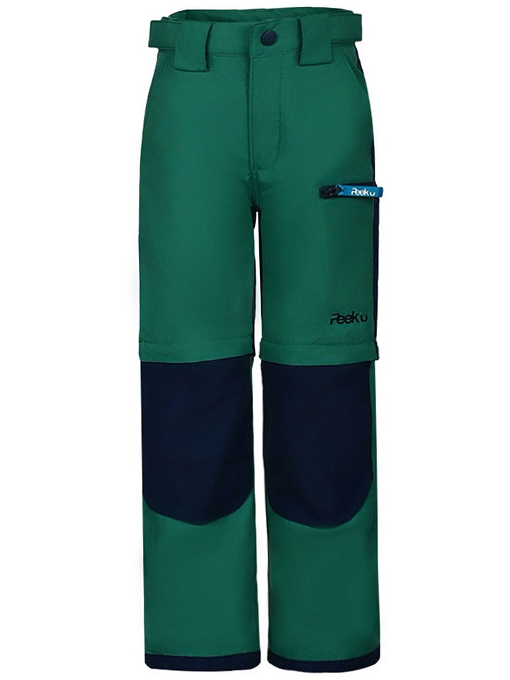 

Peek U Трекинговые брюки с отстегивающимися штанинами "Terra" в зелено-темно-синей расцветке