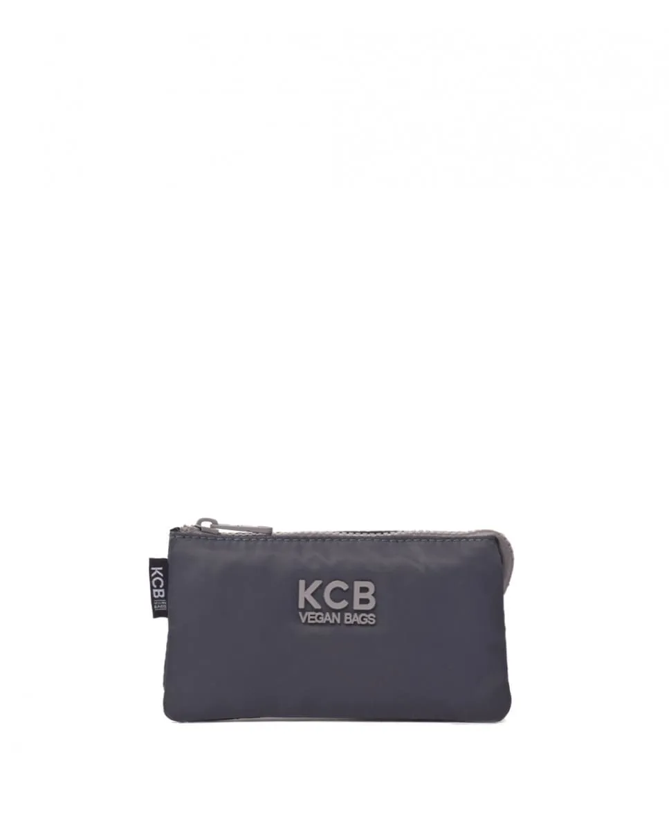 

Большой женский кошелек синего цвета на молнии Kcb, синий