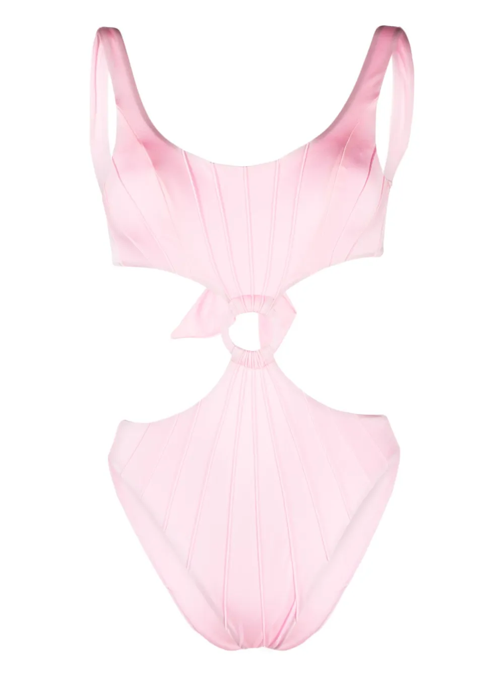

Купальник с вырезами Noire Swimwear, розовый