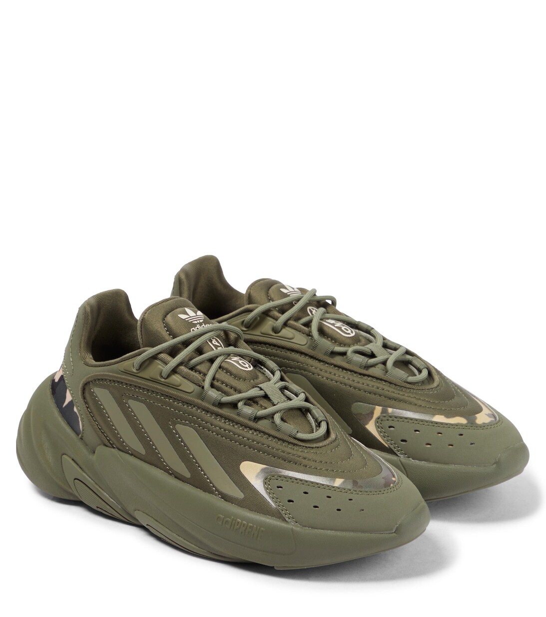 

Кеды Ozelia с низким берцем Adidas Originals, зеленый