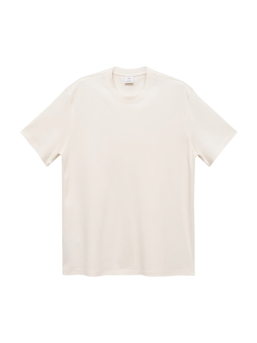 

Классическая футболка MANGO MAN Shirt KIMI, светло-бежевый