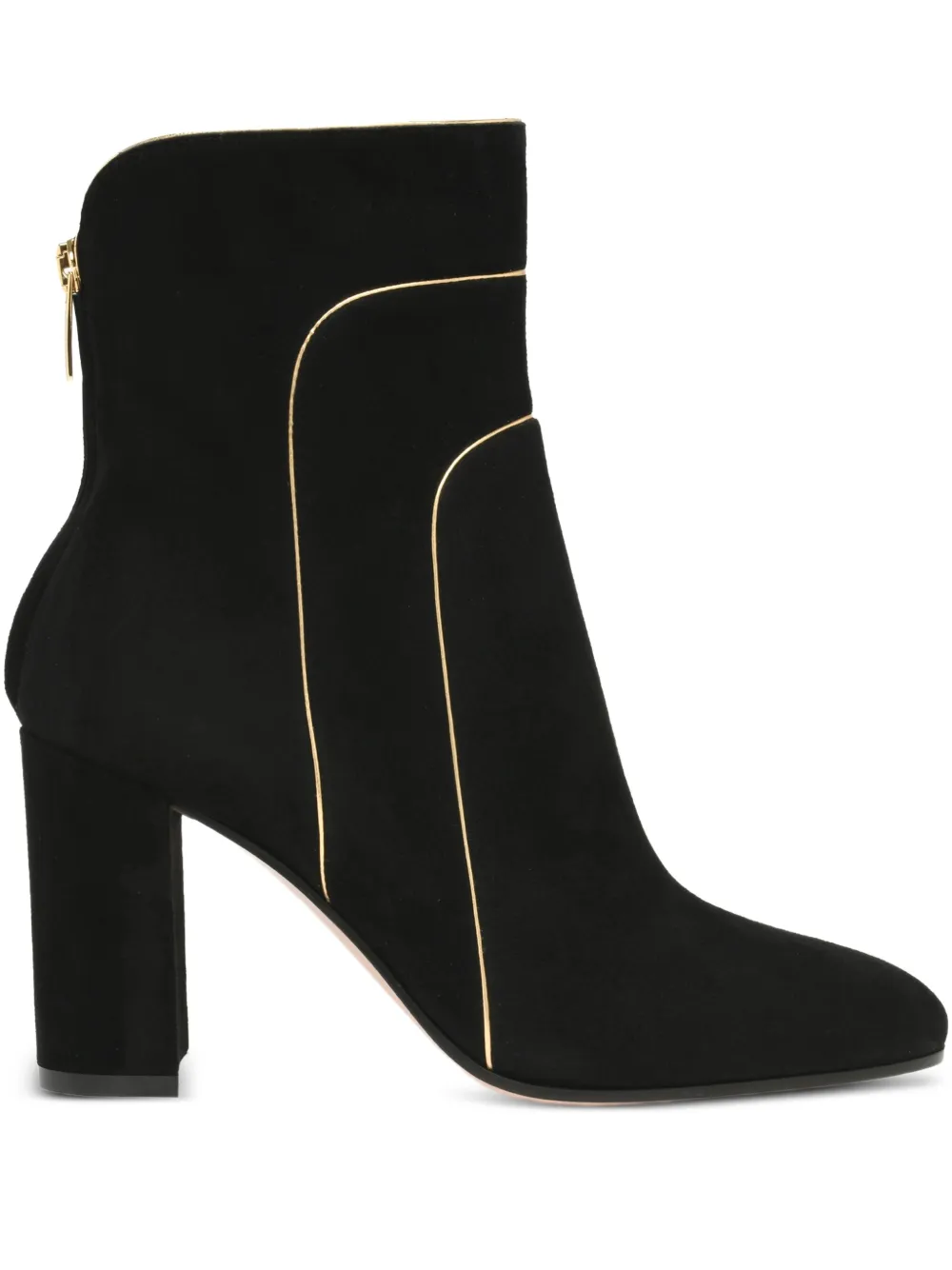 Сапоги с металлическим декором Gianvito Rossi, черный