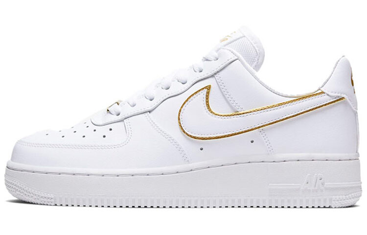 Кроссовки Nike Air Force 1 Low White Gold Swoosh Women's
