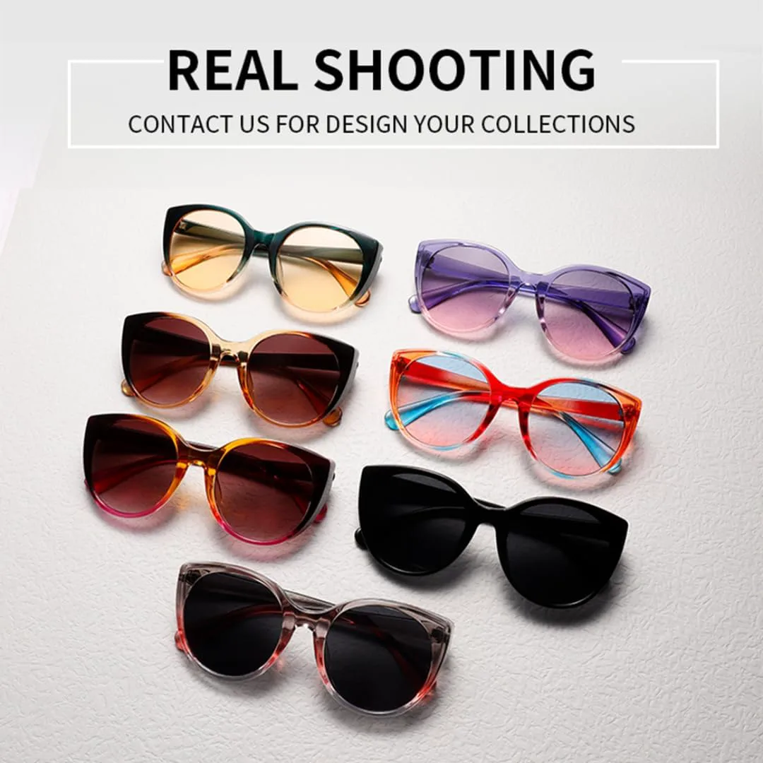 

Ретро-модные круглые винтажные женские солнцезащитные очки, классические винтажные, большие, с защитой от УФ-излучения UV400, для активного отдыха VFDHN, Green