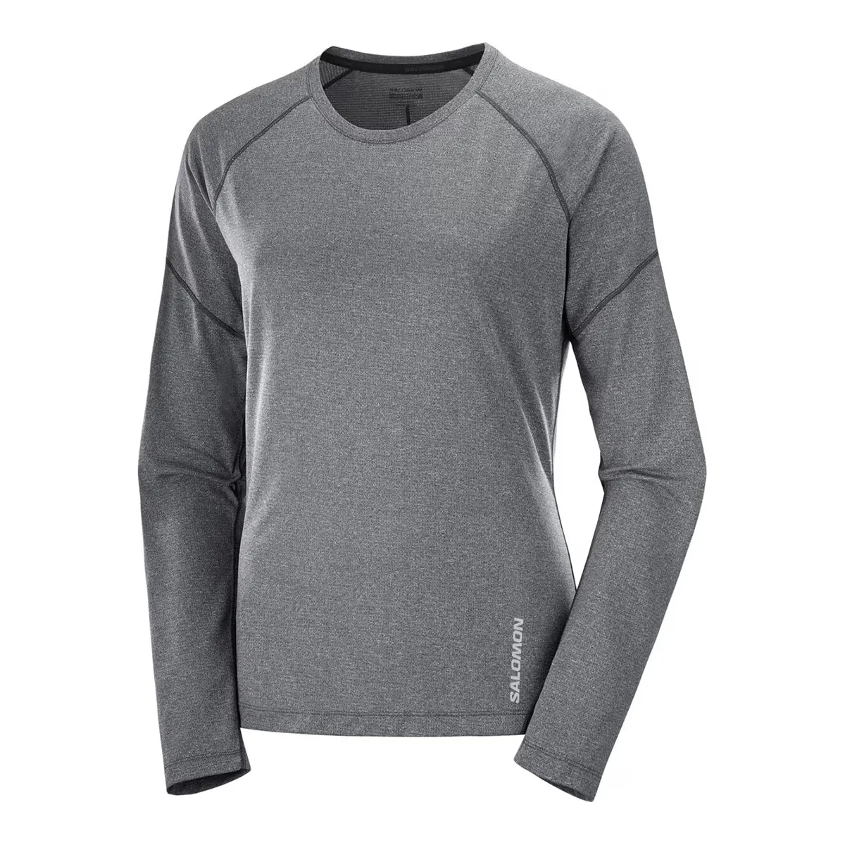 

Женская футболка Cross Run LS Tee W Salomon, серый