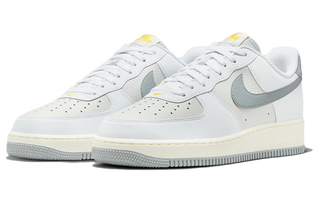 Мужские кроссовки для скейтбординга Nike Air Force 1, Белый/Серый — фото 2