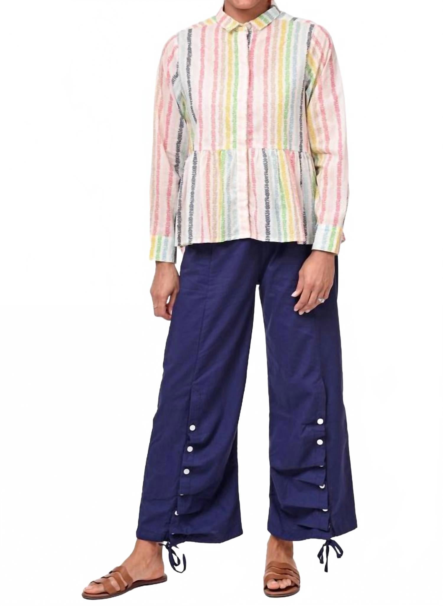 

Прерийская блуза с лиственным узором Tulip Clothing, Leaf Vine